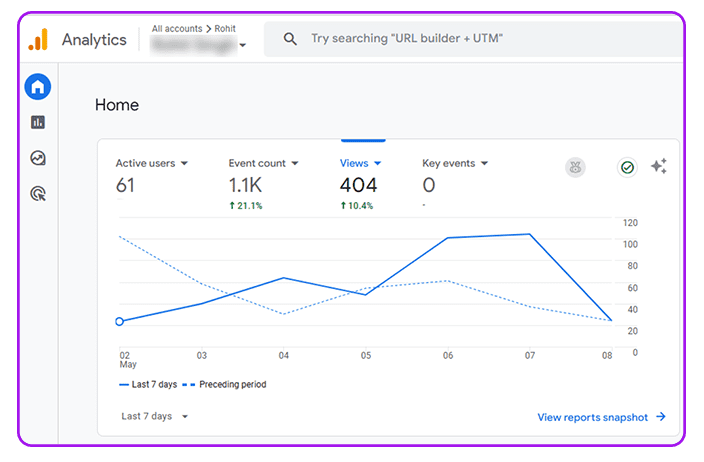 Setup Google Analytics