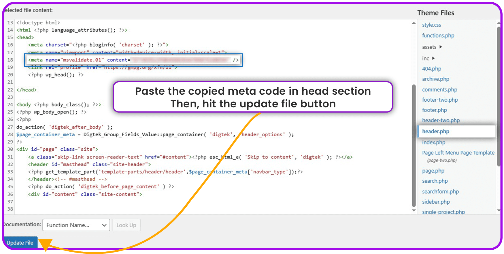 Bing Webmaster Tool setup process