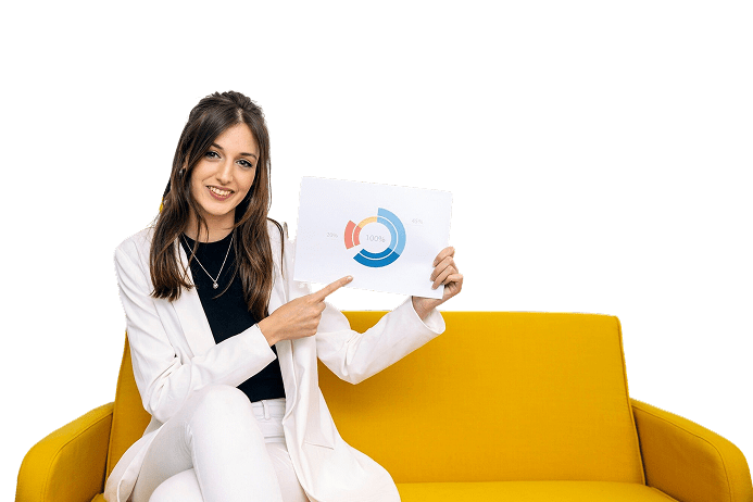young-businesswoman-sitting-yellow-sofa-showing-graph 1 (1)